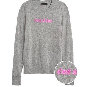 C'est Si Bon Grey Sweater
